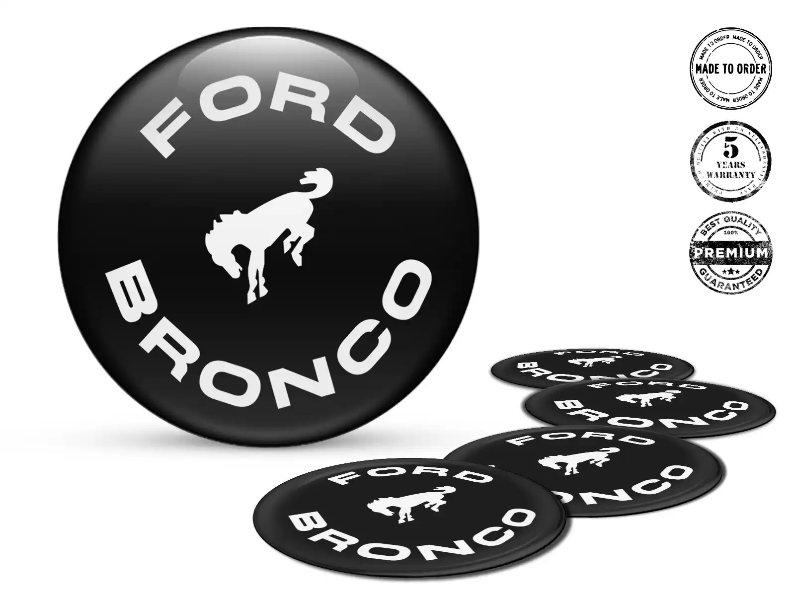 Ford Pegatinas de Rueda Estilo Insignias de Silicona Racing